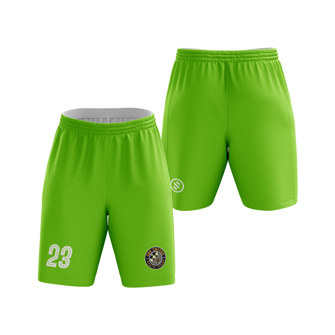 380 United FC - Green Goalkeeper Shorts