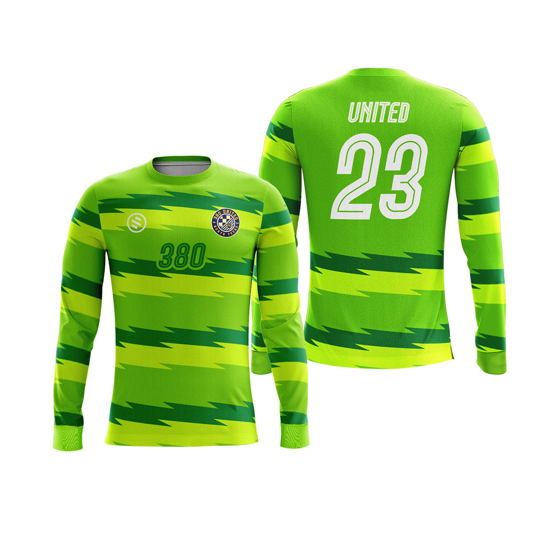 380 United FC - Green Goalkeeper Jersey - Long Sleeve