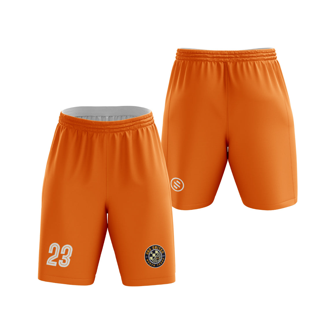 380 United FC - Orange Goalkeeper Shorts