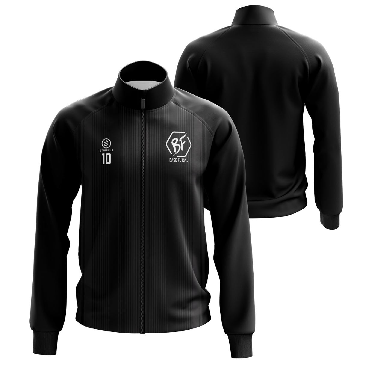 Base Futsal Black Full Zip