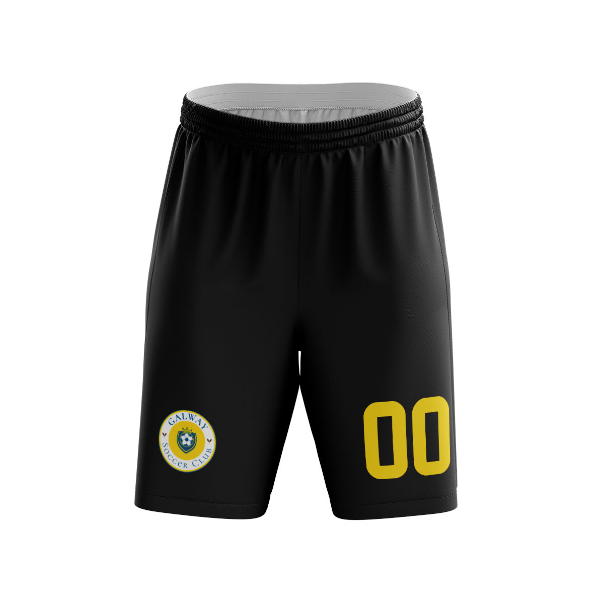 Galway Soccer Club - Black Goalkeeper Shorts