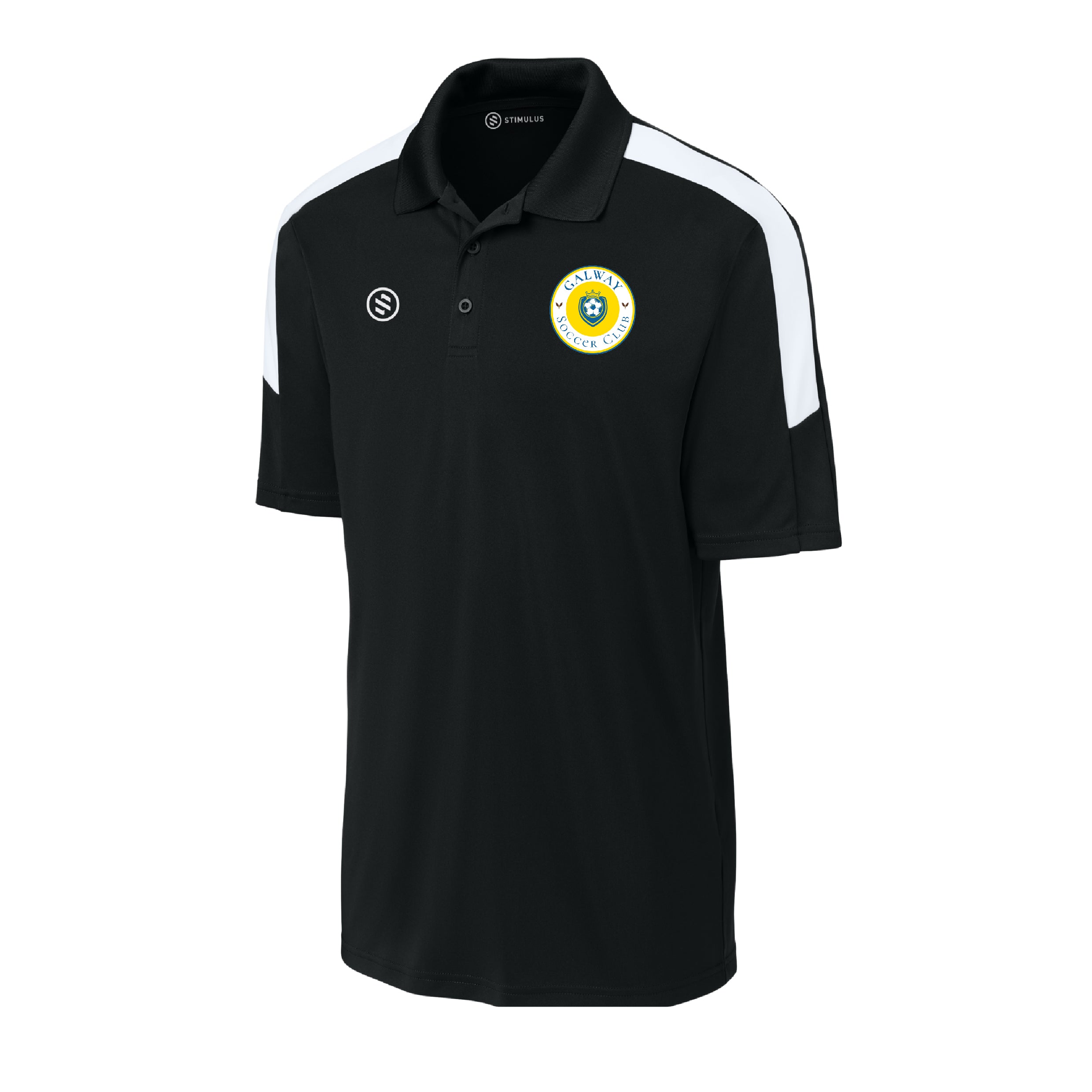 Galway Soccer Club - Performance Stripe Polo