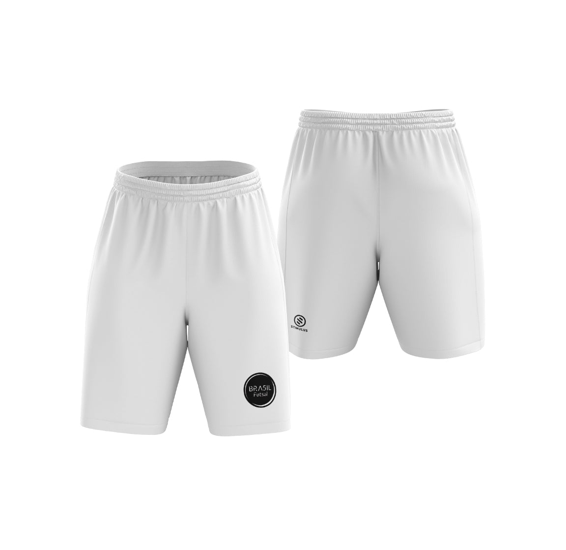 Bra5il Futsal - White Shorts