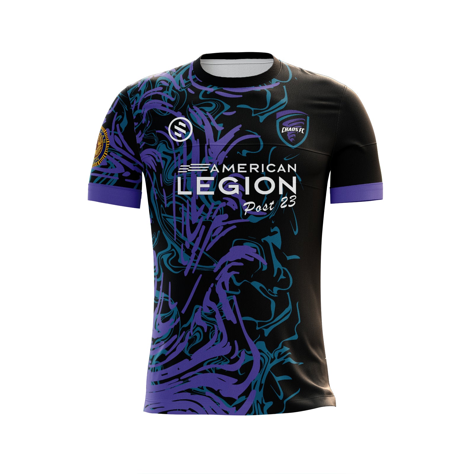 Chaos FC of Ohio  - Black/Purple Game Jersey