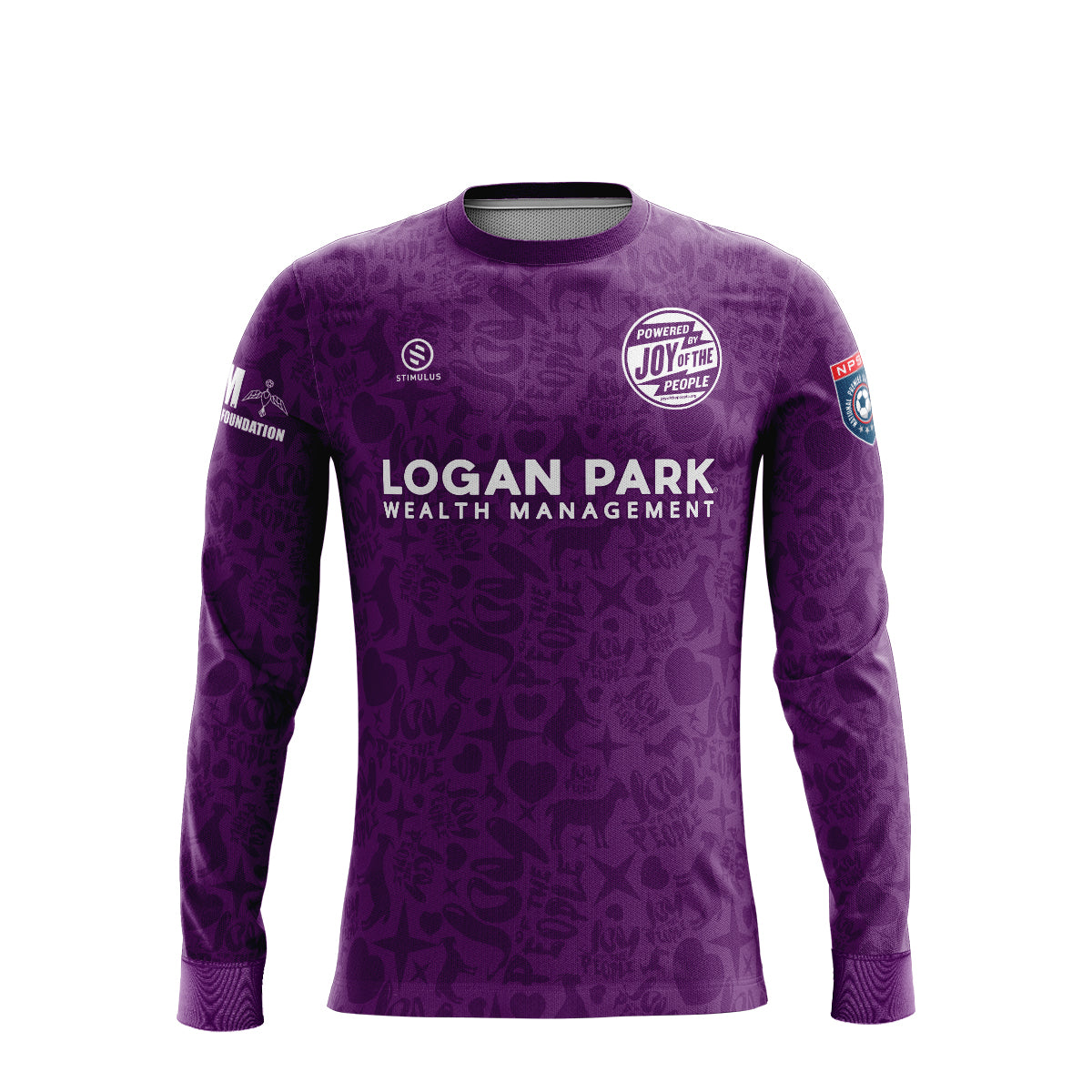 Joy Of The People - Men Purple Goalkeeper Jersey