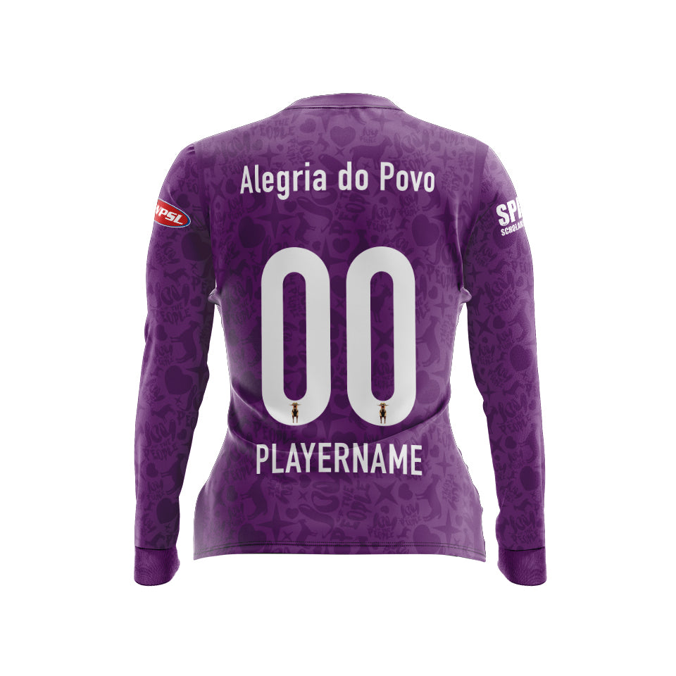 Joy Of The People - Women Purple Goalkeeper Jersey