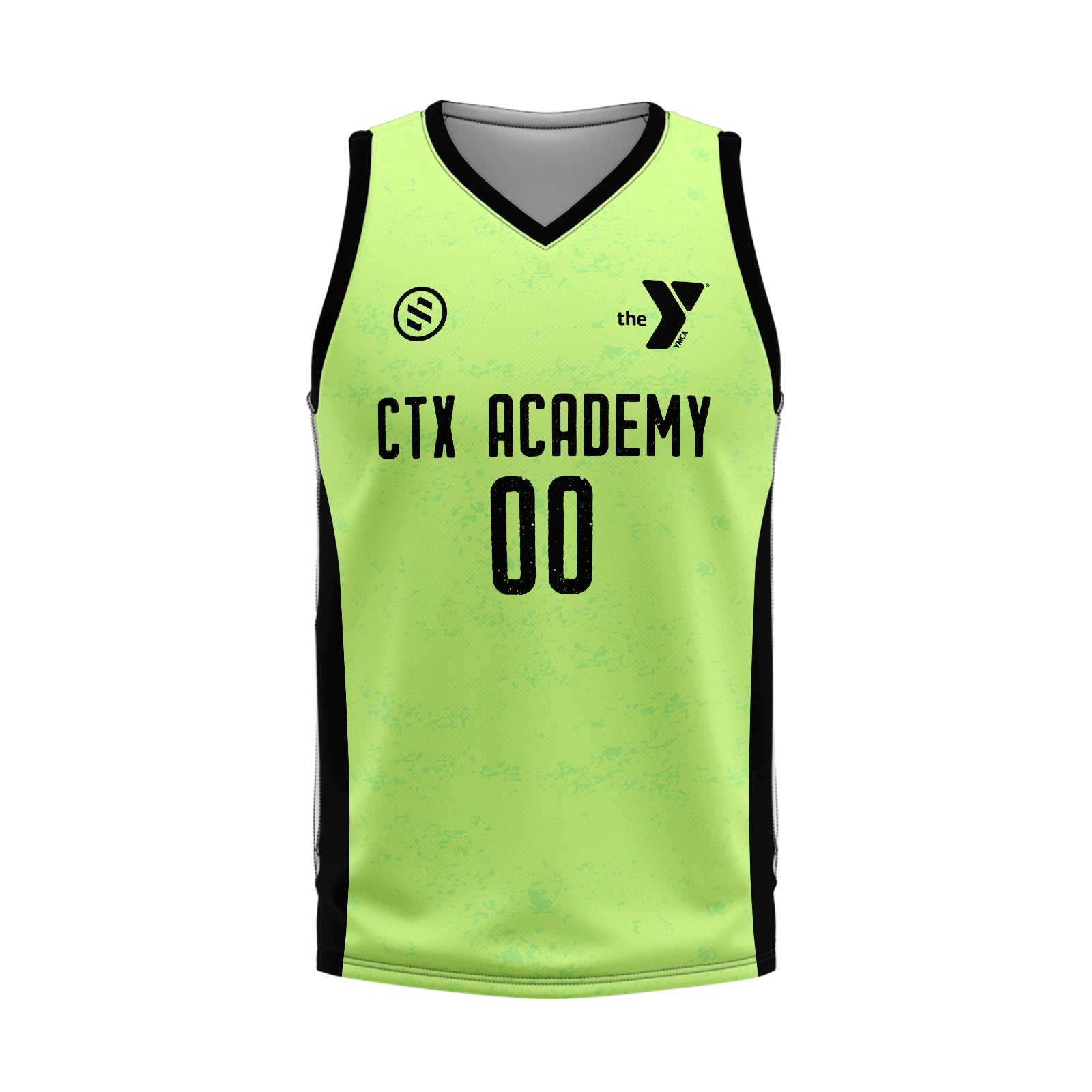 YMCA CTX Basketball - Neon Green Basketball Jersey