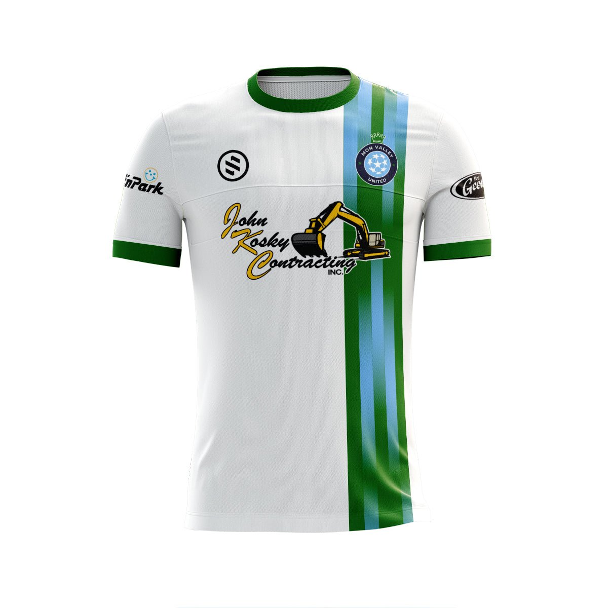Mon Valley United  - White Game Jersey