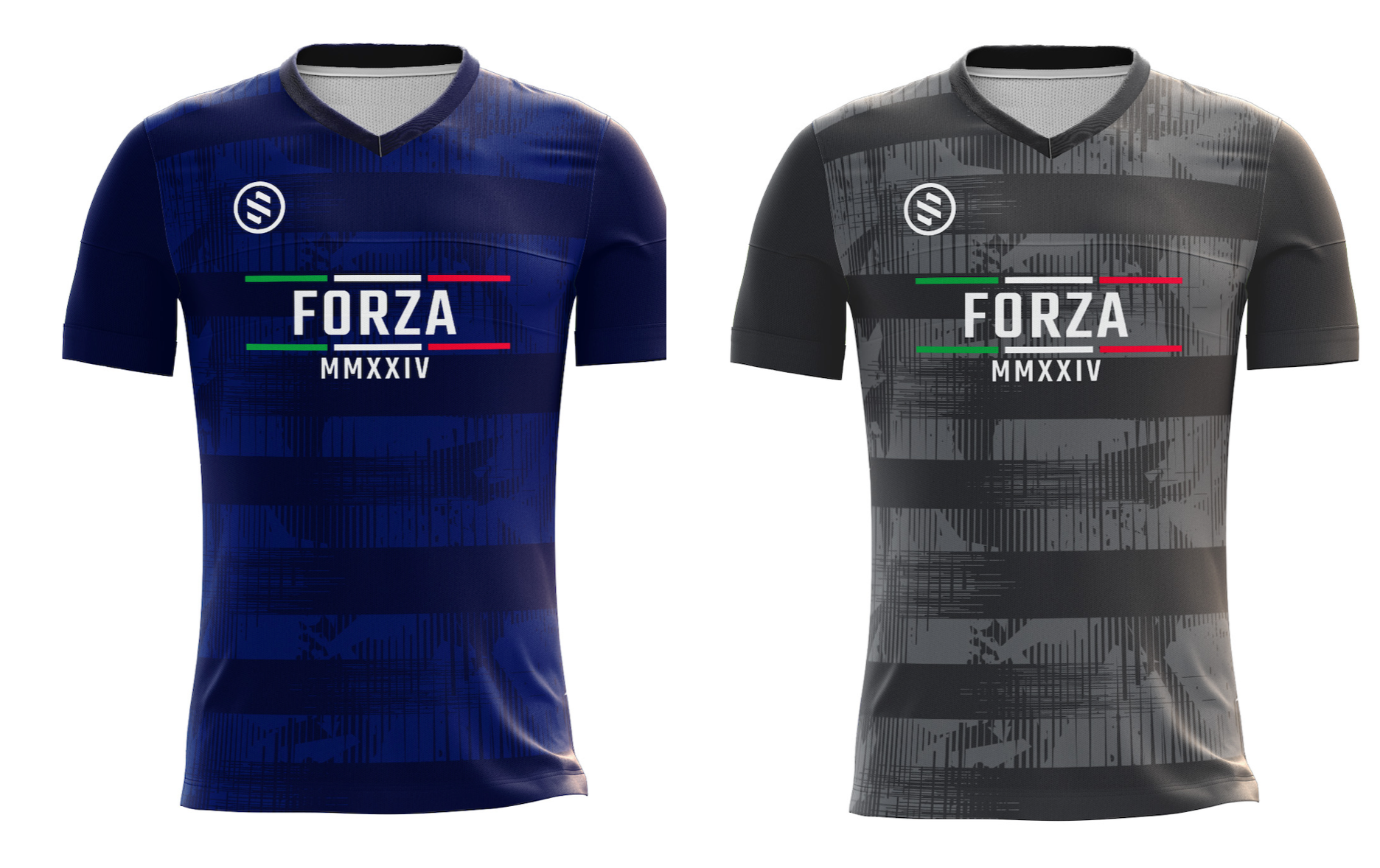 Forza -Navy/Gray Reversible Jersey
