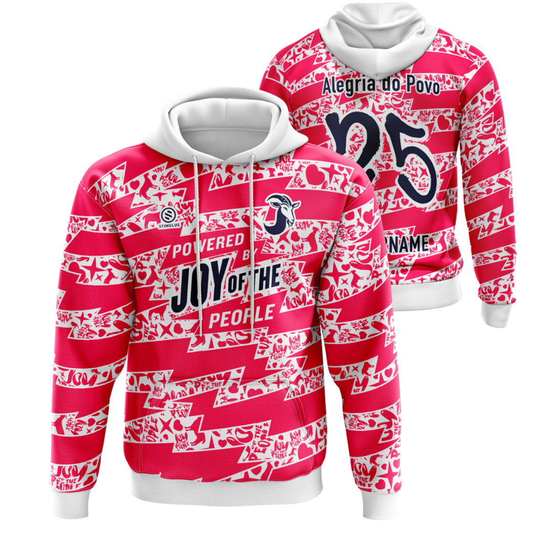 Joy Of The People  - Pink Pocket Hoodie