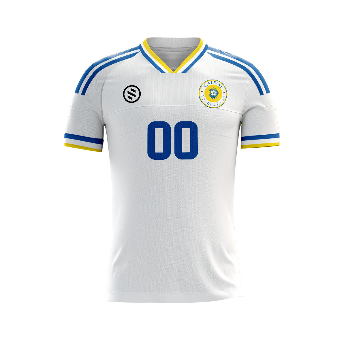 Galway Soccer Club - White Game Jersey