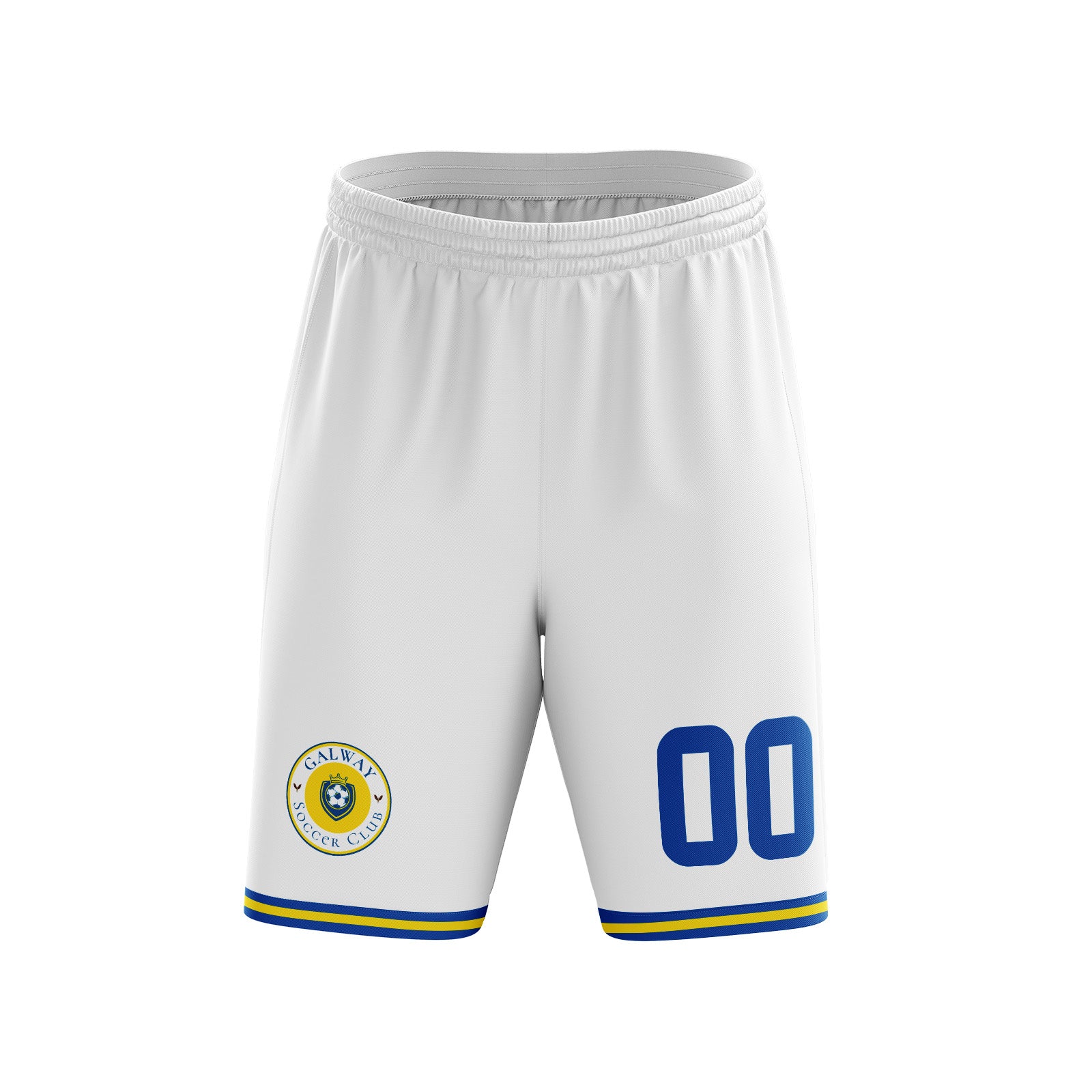 Galway Soccer Club - White Game Shorts