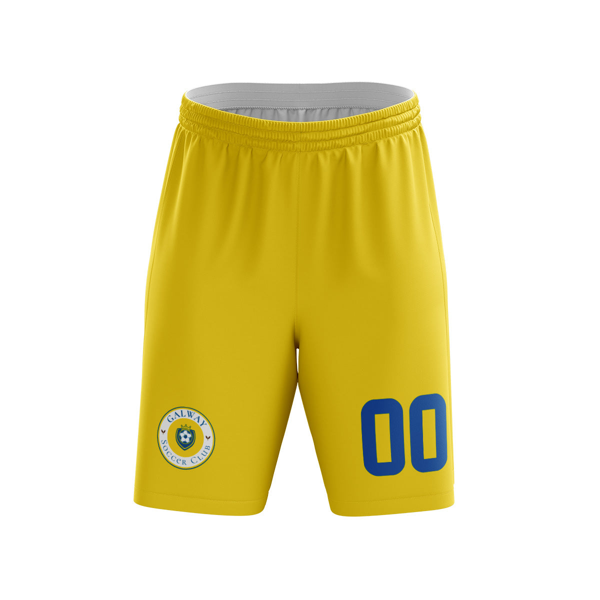 Galway Soccer Club - Yellow Goalkeeper Shorts