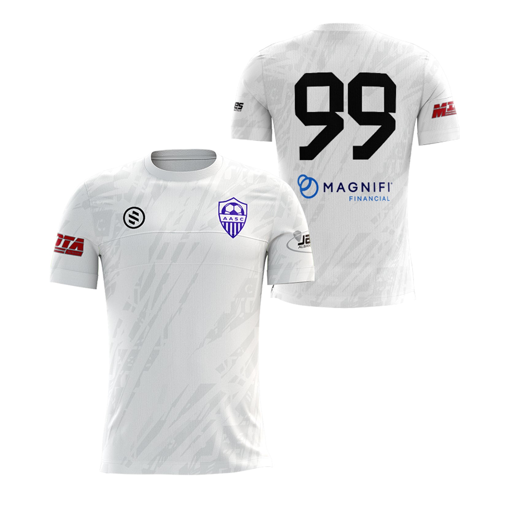 Albany Avon Soccer Club - White Game Jersey