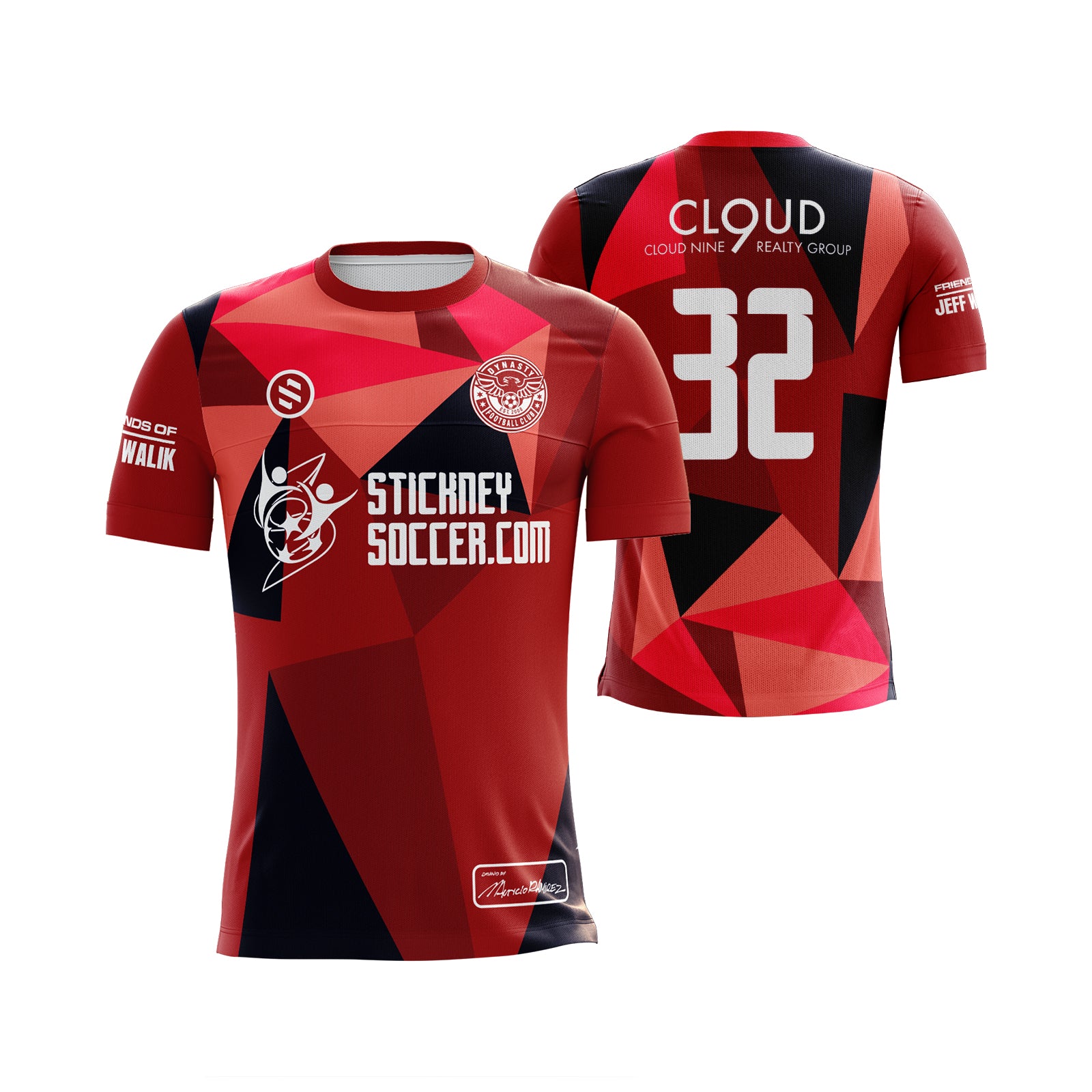 Chicago Dynasty FC -  Red Game Jersey