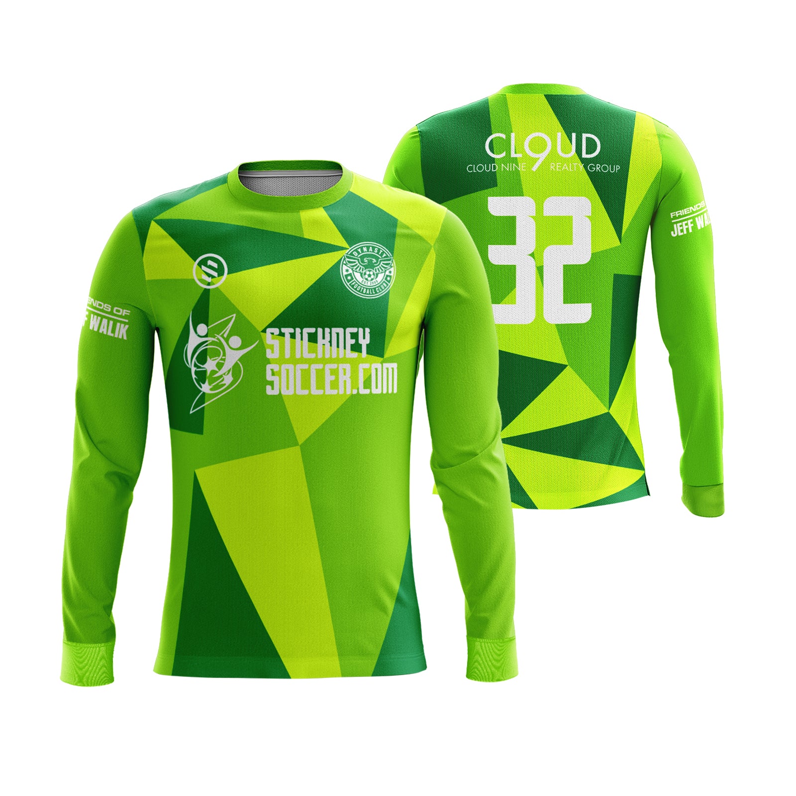 Chicago Dynasty FC -  Green Goalkeeper Game Jersey