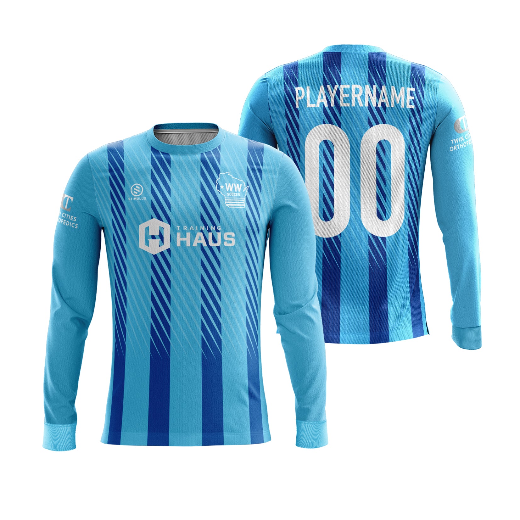 Western Wisconsin - Blue Long Sleeve Goalkeeper Game Jersey