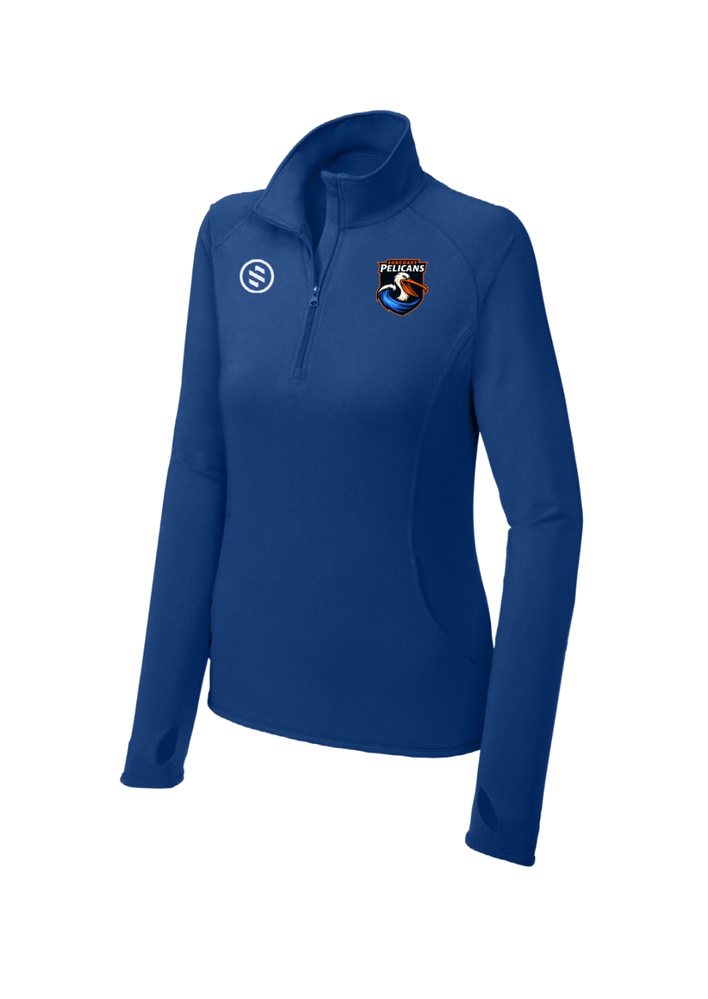 Suncoast Pelicans - 1/4-Zip Pullover - Women’s