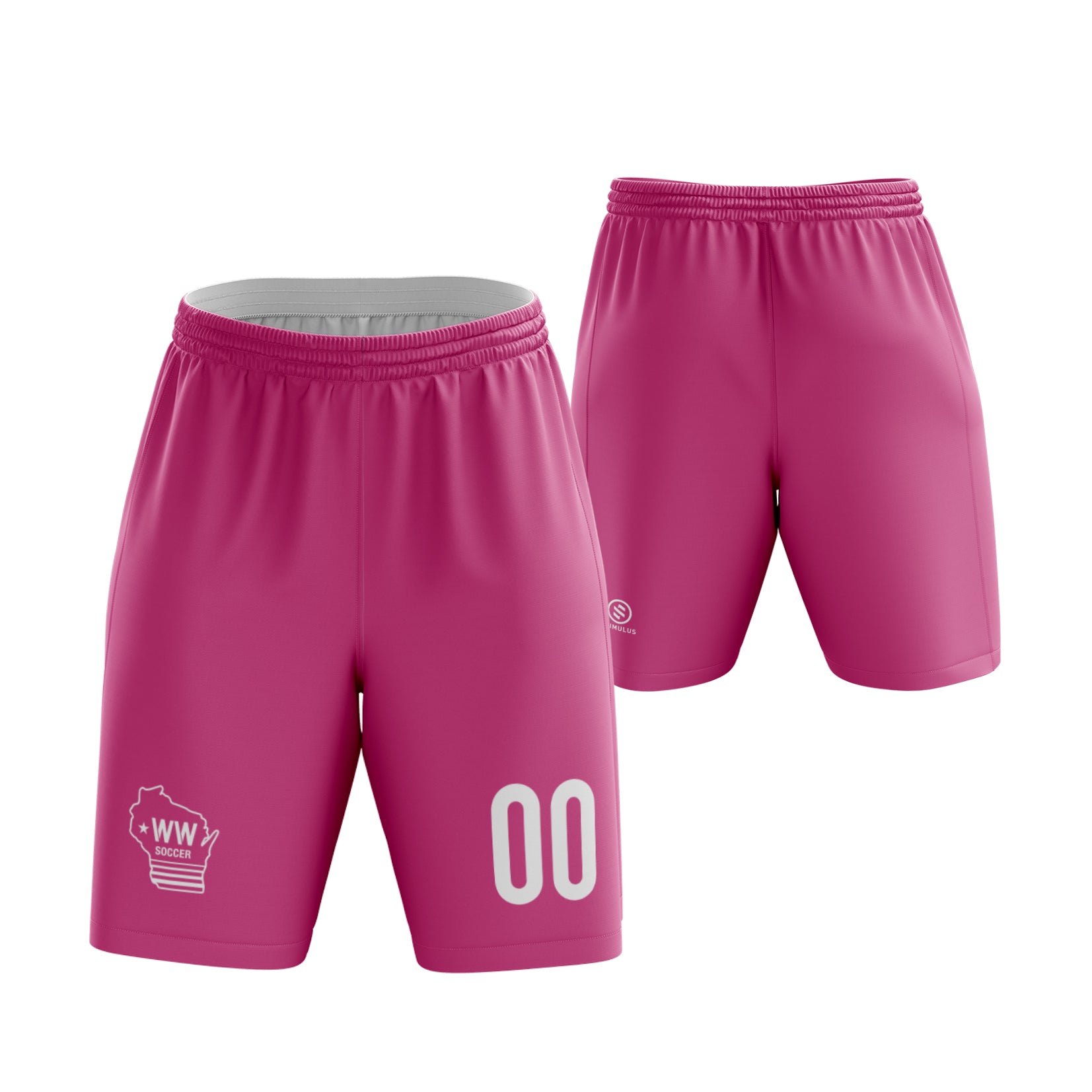 Western Wisconsin - Pink Goalkeeper Game Shorts
