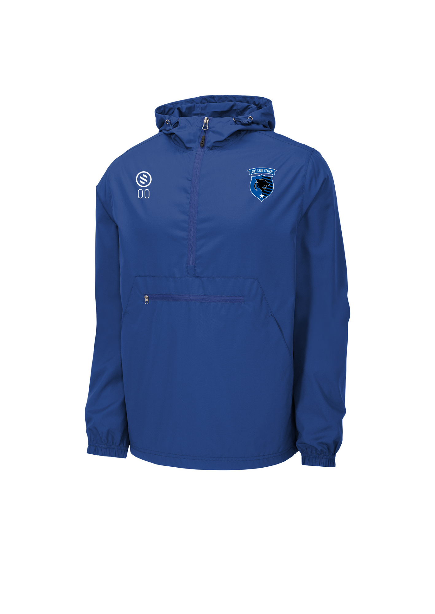 St.Croix Central Boys - Performance Windbreaker - True Royal