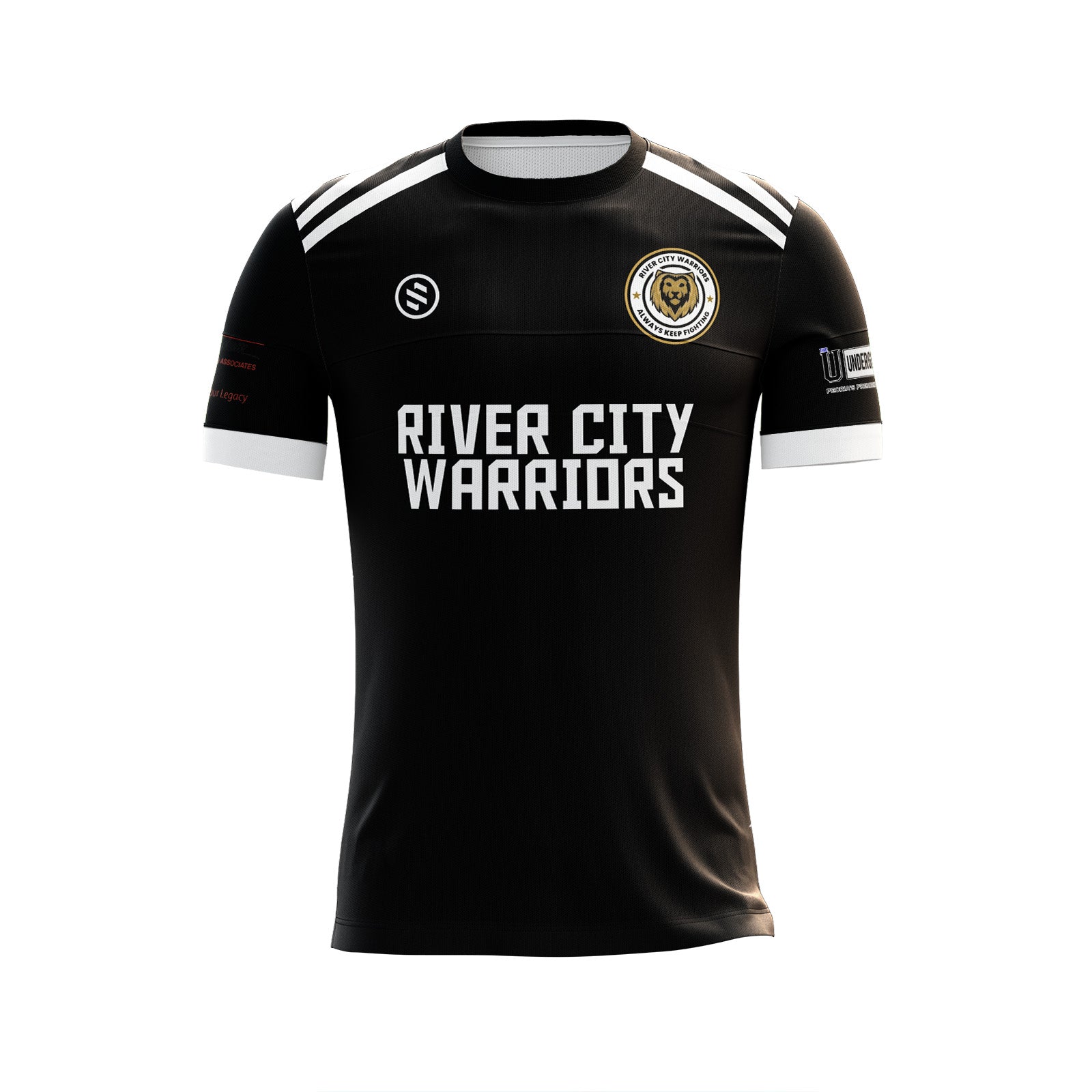 River City  - Black Game Jersey
