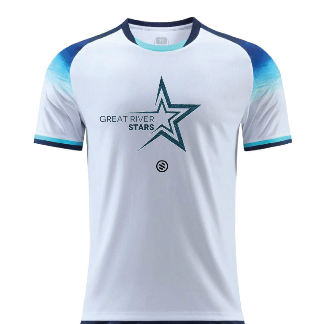 Great River School  - White Game Jersey