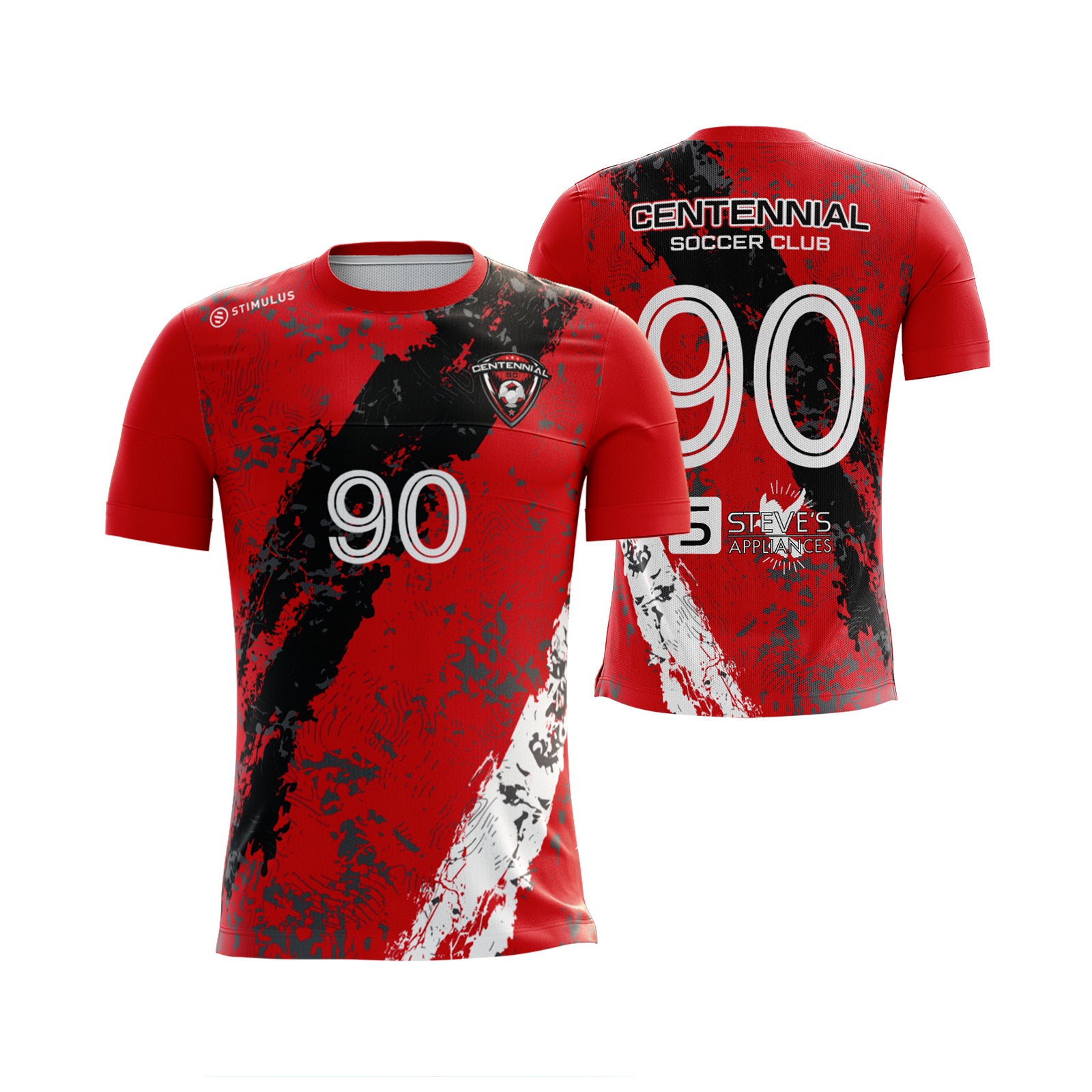 Centennial Soccer Club - Red Jersey