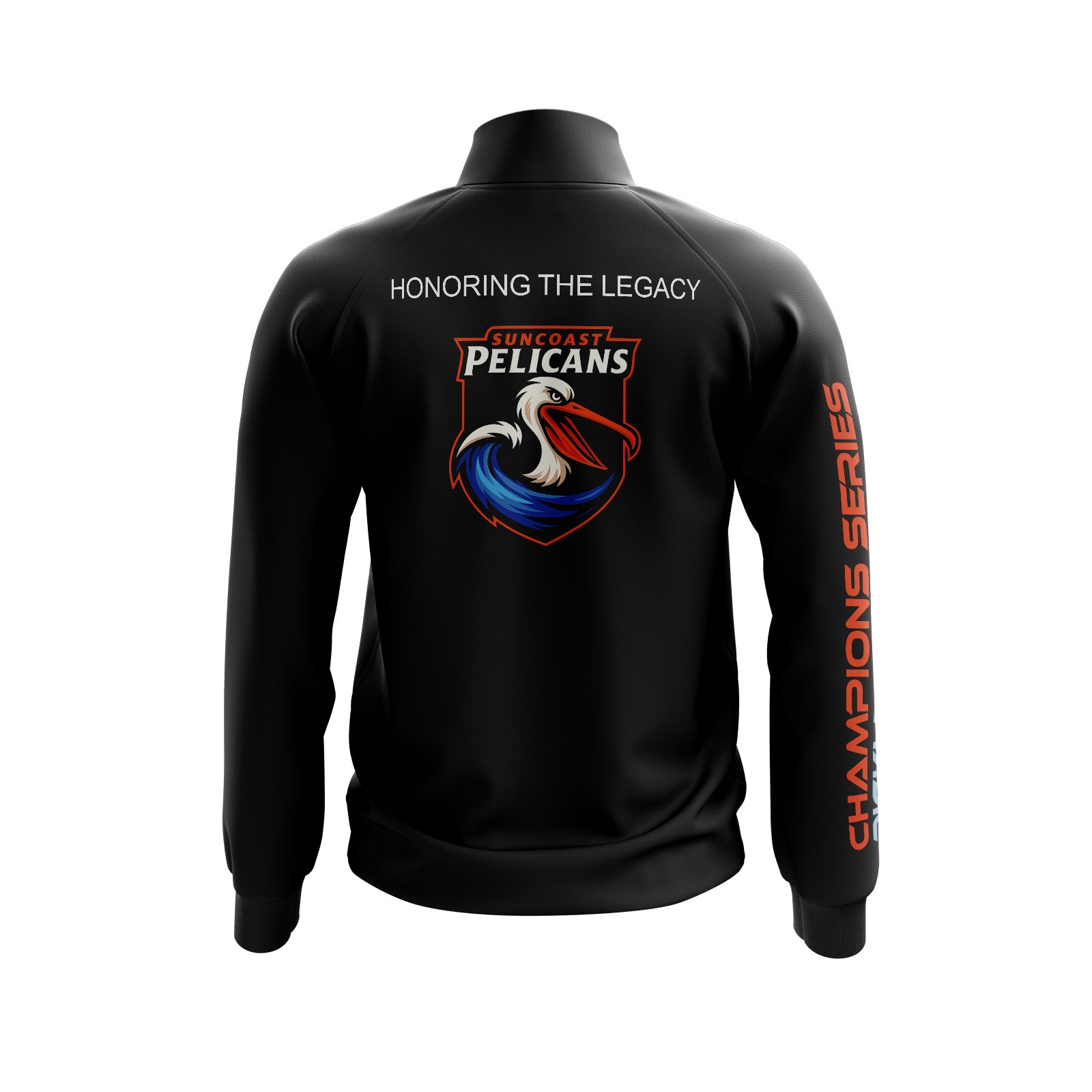 Suncoast Pelicans - Black Zip Jacket