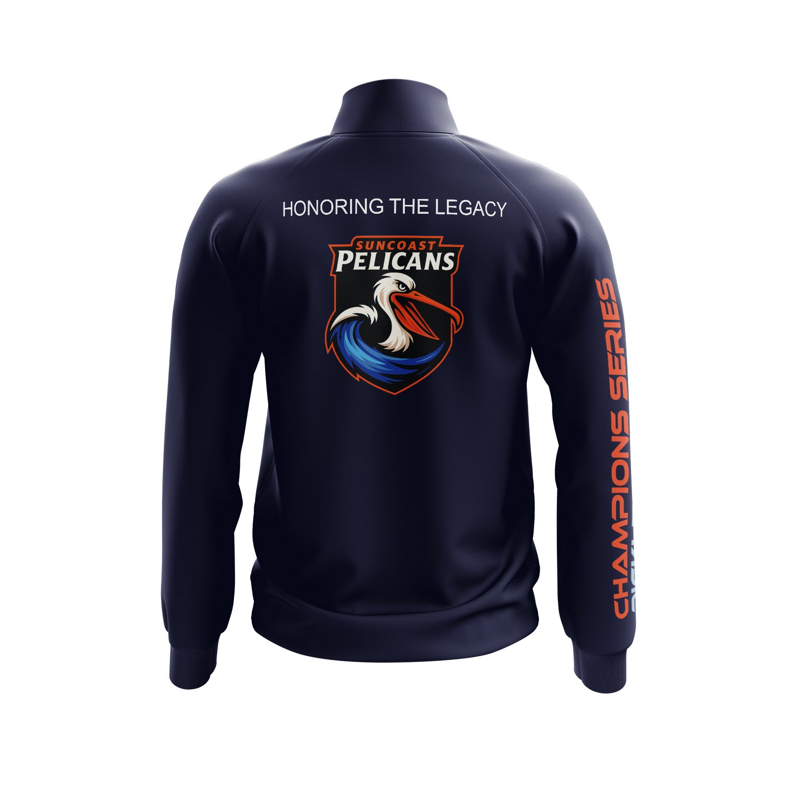 Suncoast Pelicans - Blue Zip Jacket