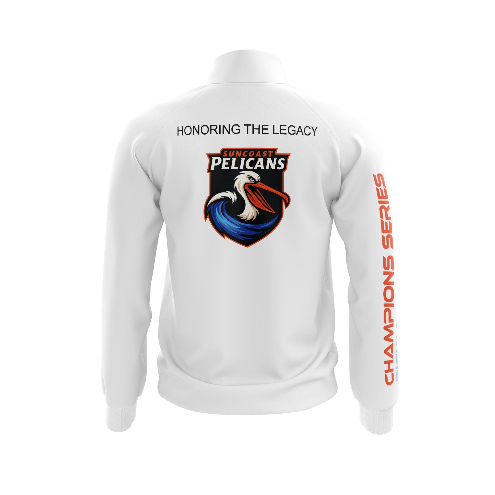 Suncoast Pelicans - White Zip Jacket