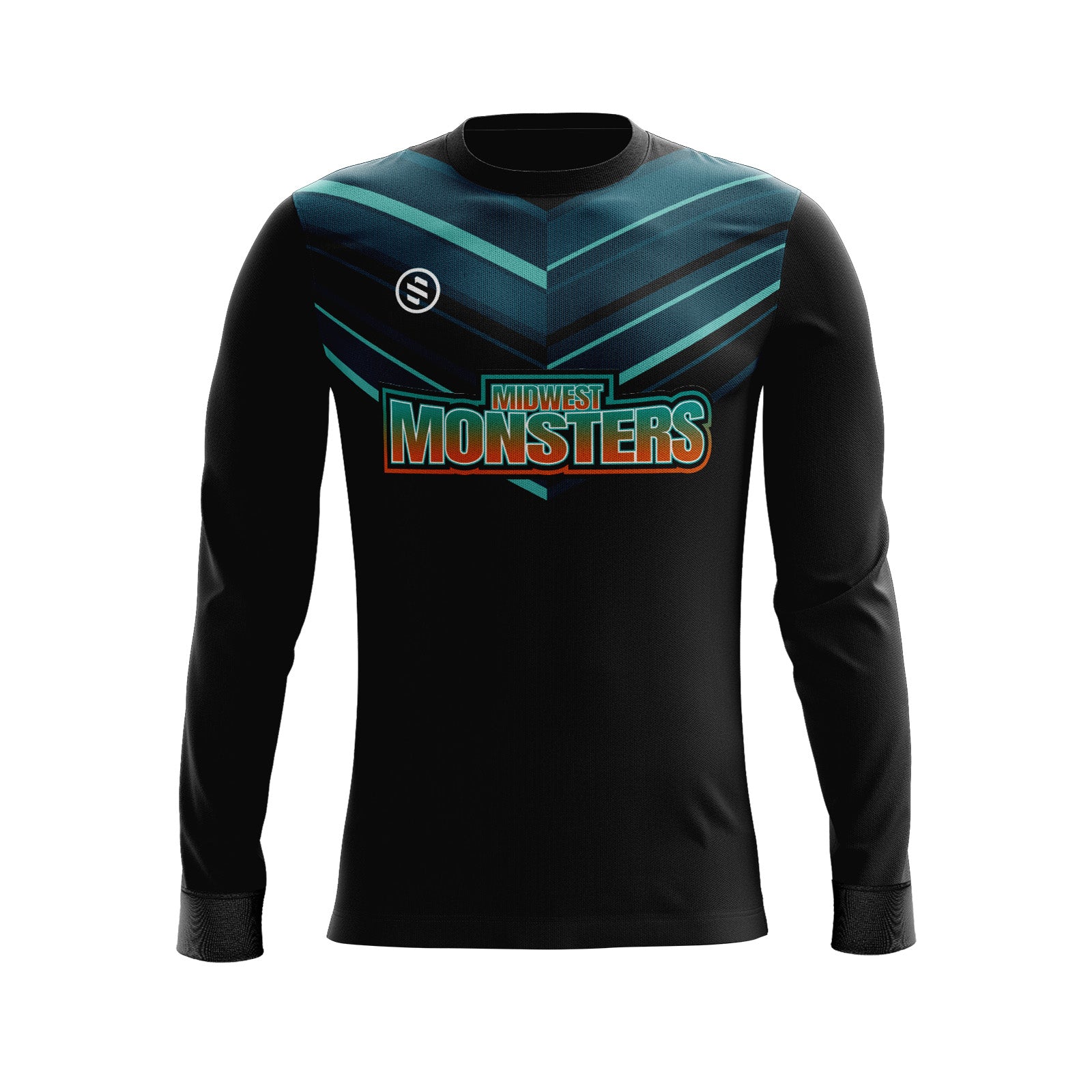 Midwest Monsters - Long Sleeve Training Jersey - Girls