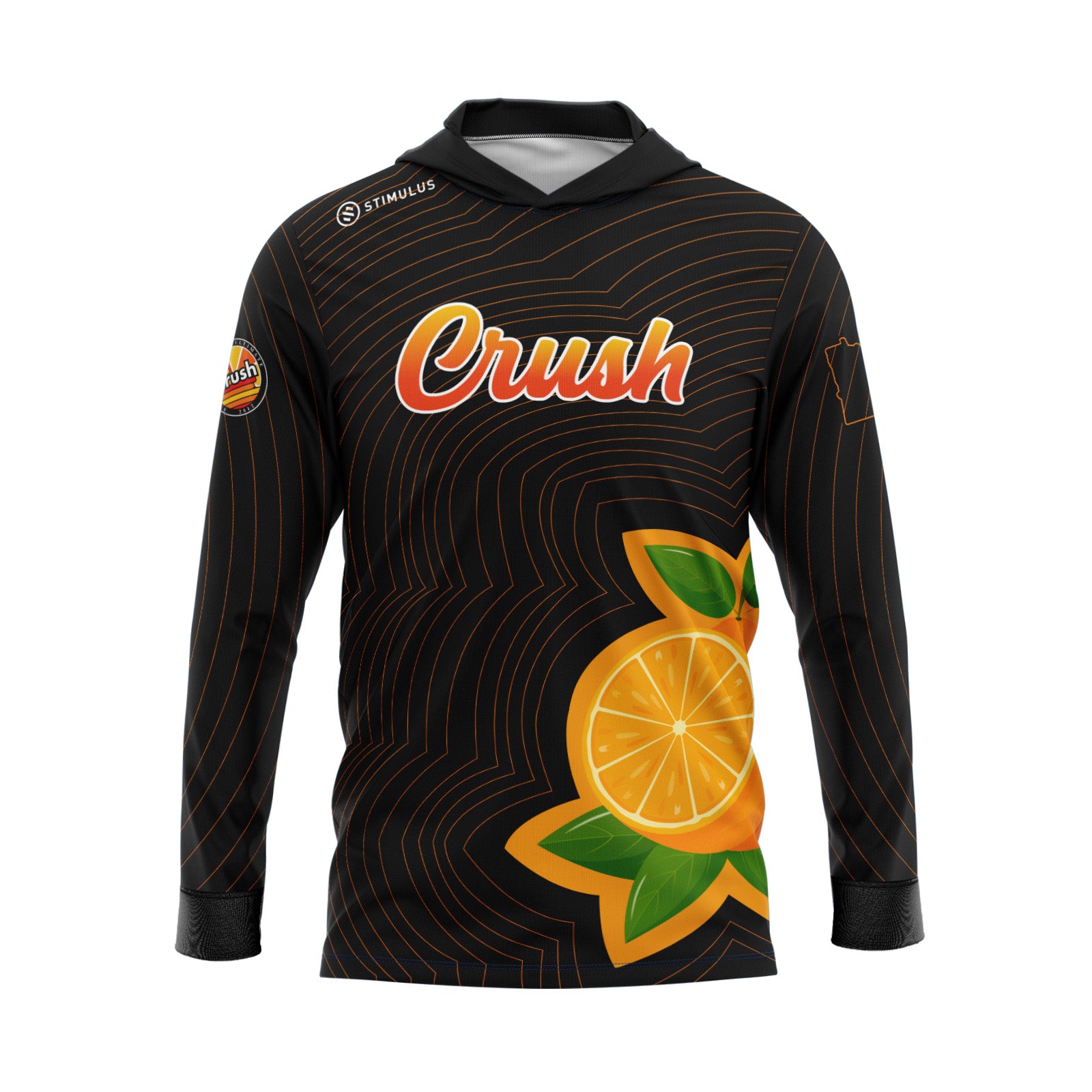 Crush Ultimate - Black Lightweight Hoodie
