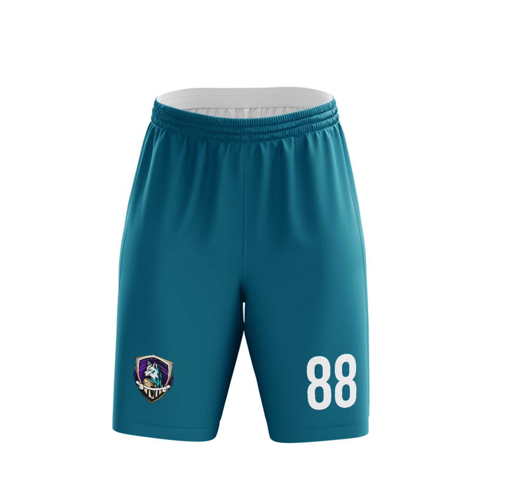 OMNI FC Wolves- Teal Shorts