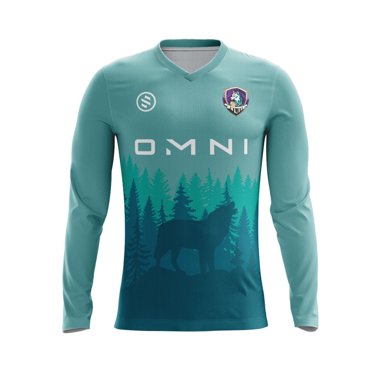 OMNI FC Wolves - Teal Long Sleeve Jersey