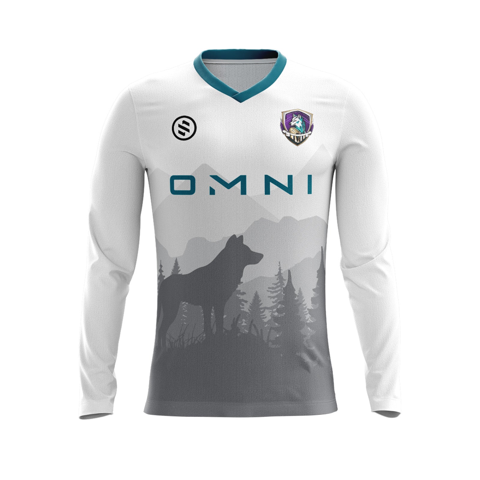 OMNI FC Wolves - White Long Sleeve Jersey