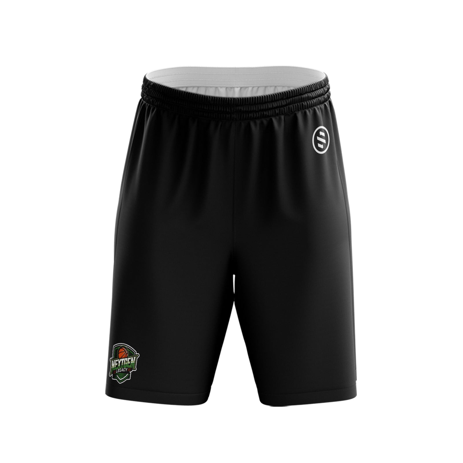 NextGen Legacy -  Black & White Reversible Shorts