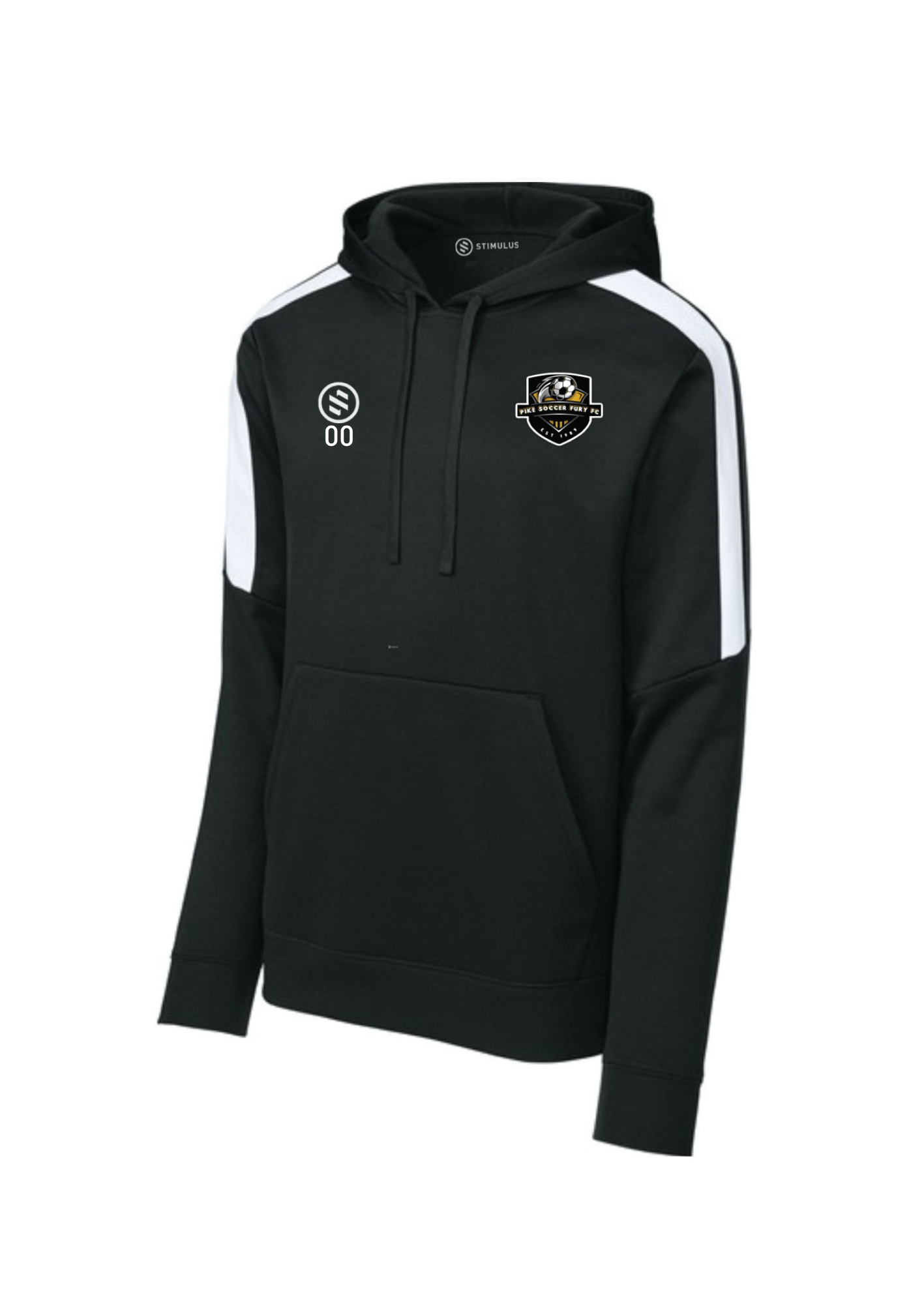 Pike Fury FC - Performance Stripe Hoodie - Adult