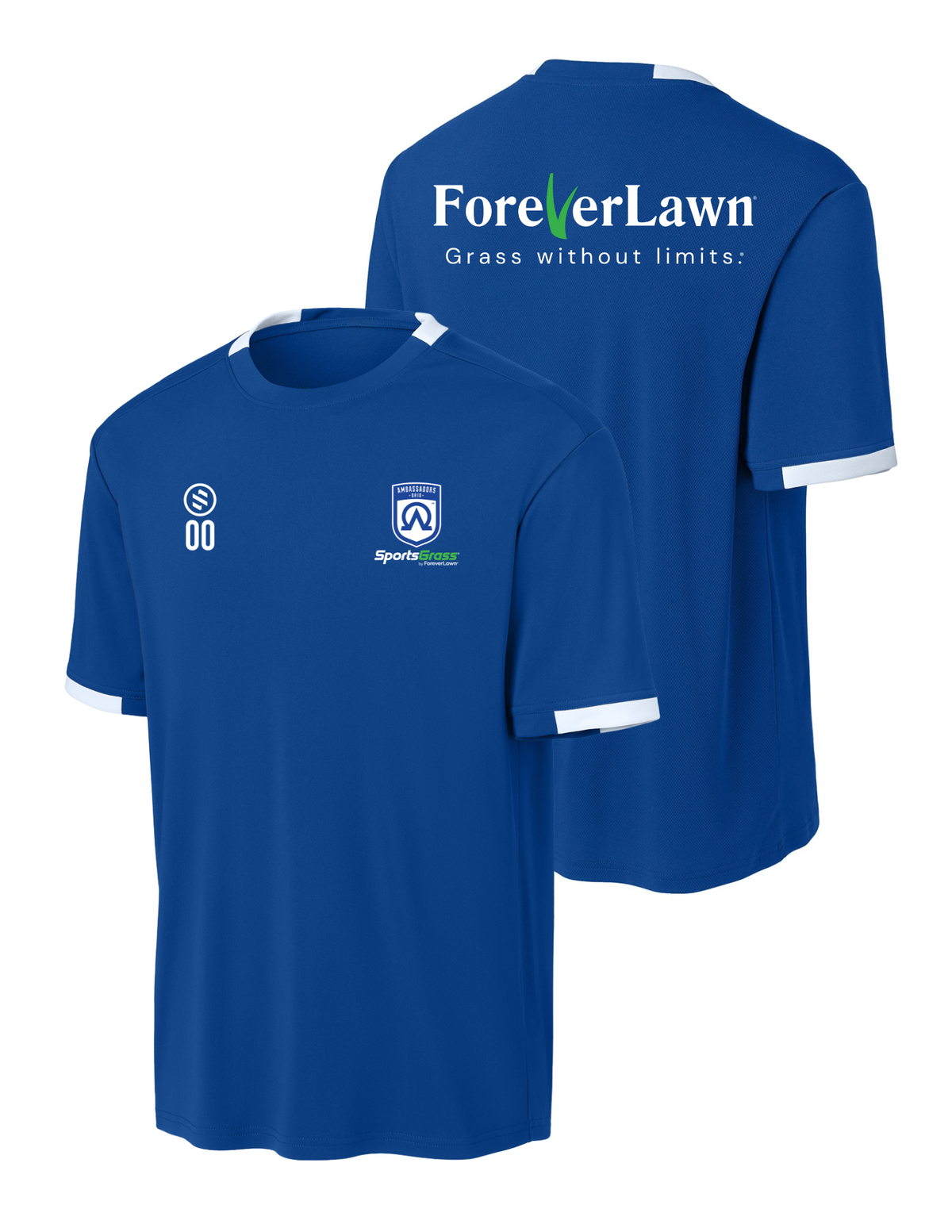 Ambassadors FC - Ohio - Core Performance Tee - Adult - True Royal/ White