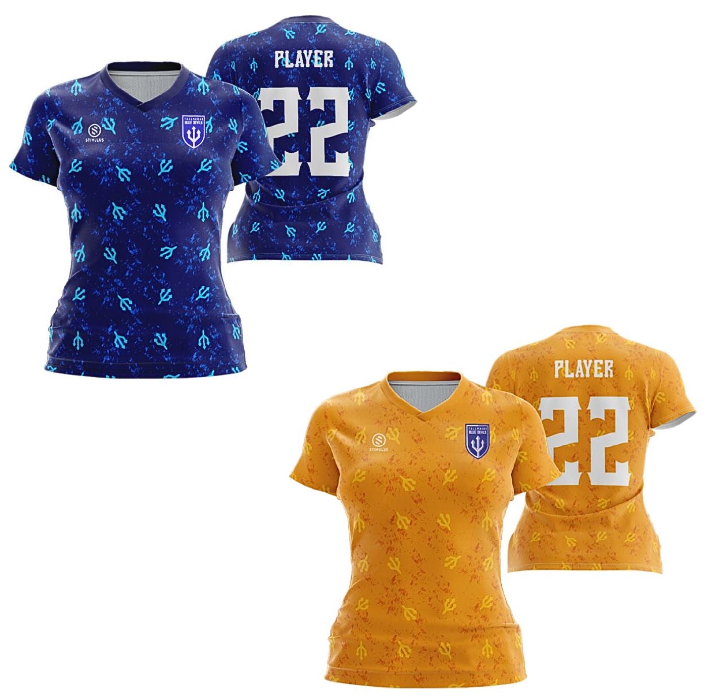 Tallmadge Blue Devils - Blue/Yellow Reversible Jersey