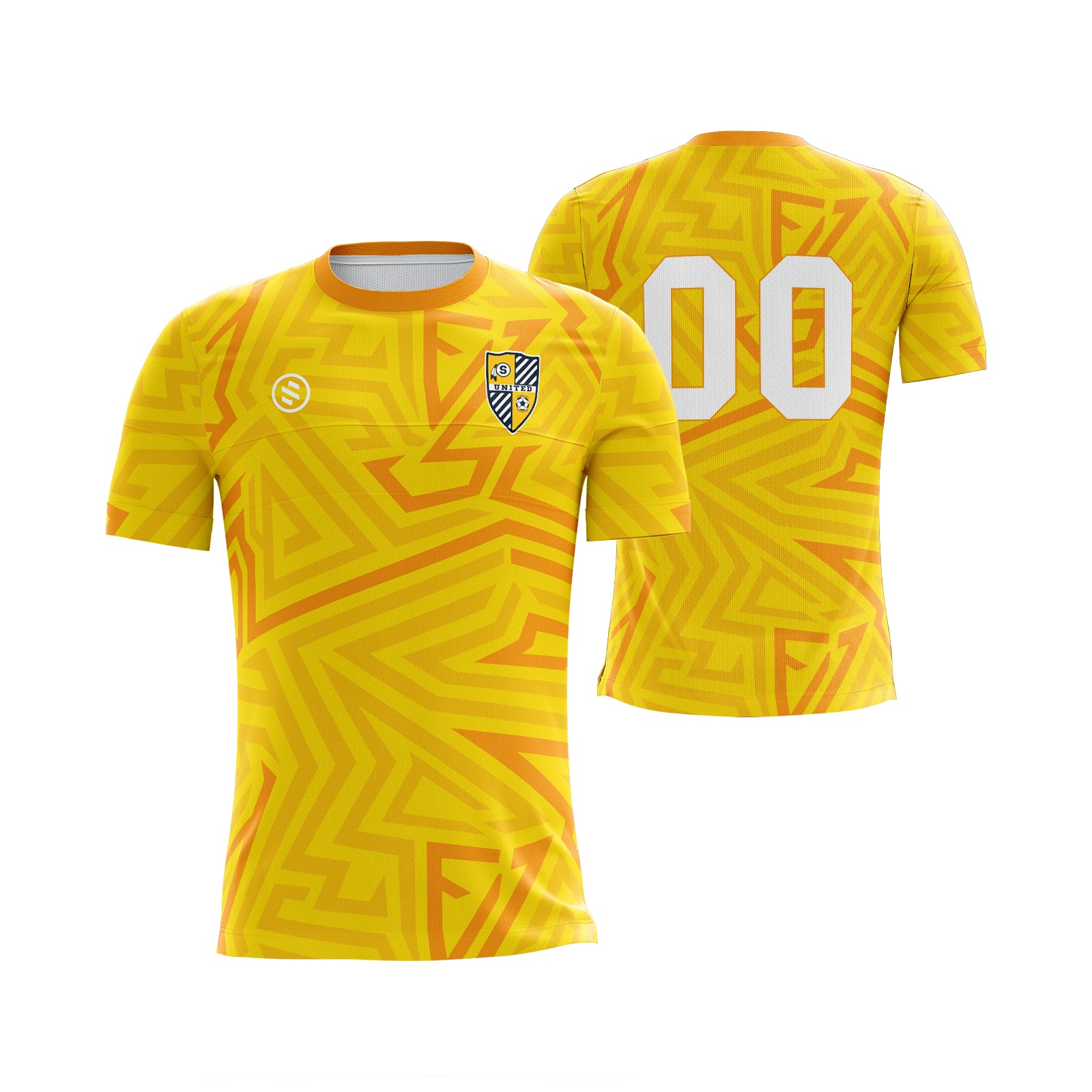 Sterling United - Navy & Yellow REVERSIBLE Jersey