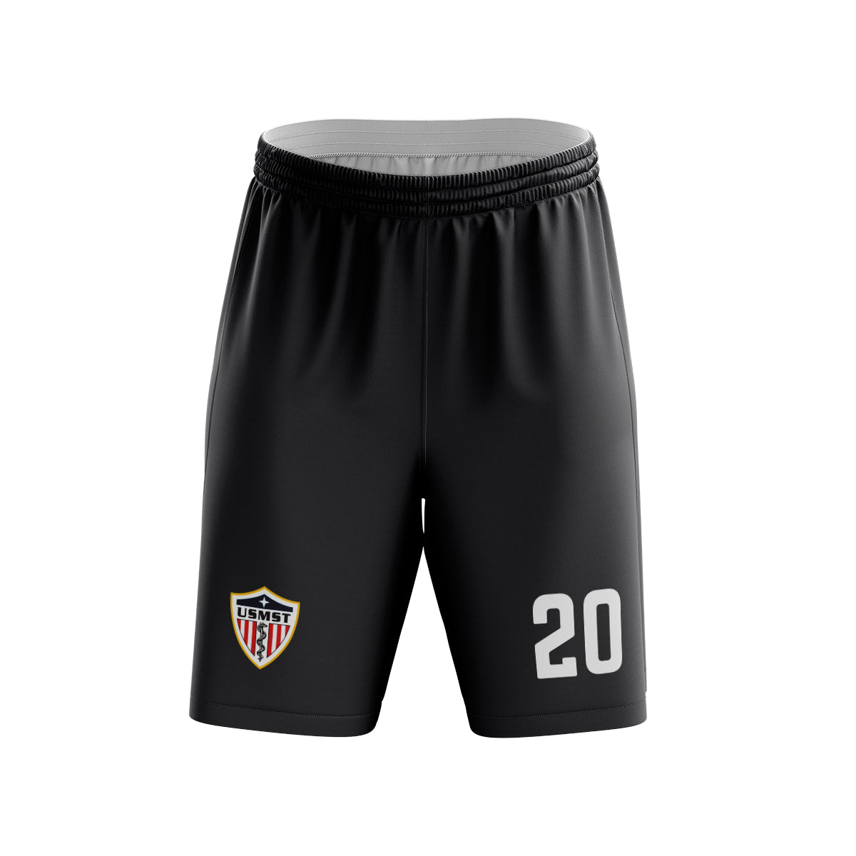 United States Medical Soccer Team - Black Goalkeeper Game Shorts