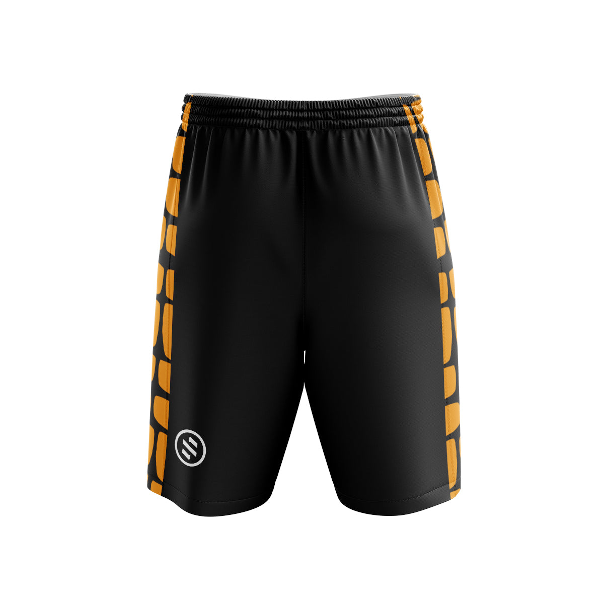 United States Medical Soccer Team - Black/Yellow Goalkeeper Game Shorts
