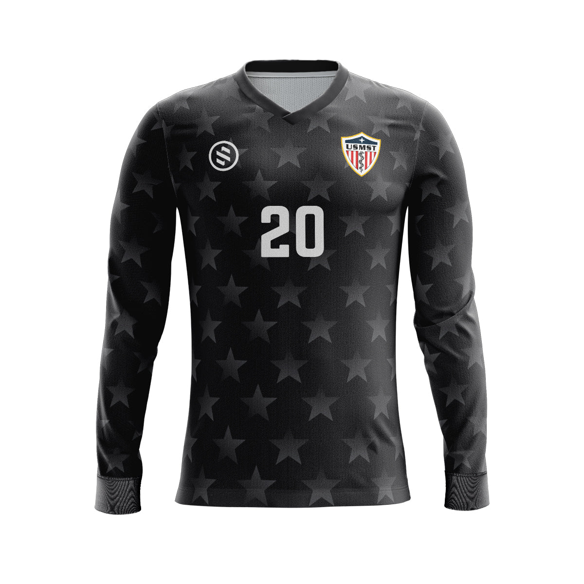 United States Medical Soccer Team - Black Goalkeeper Game Jersey