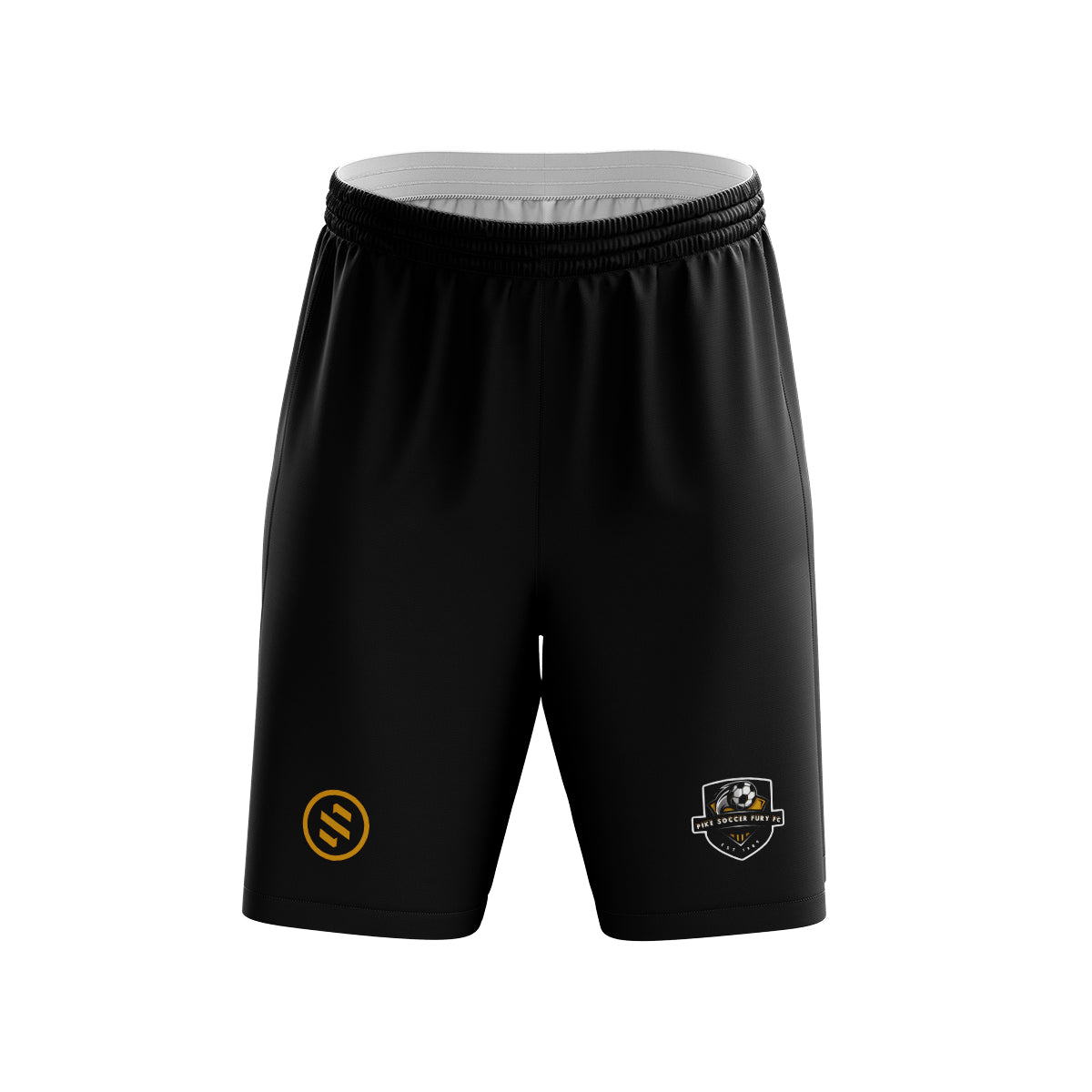 Pike Fury FC - Black Game Shorts