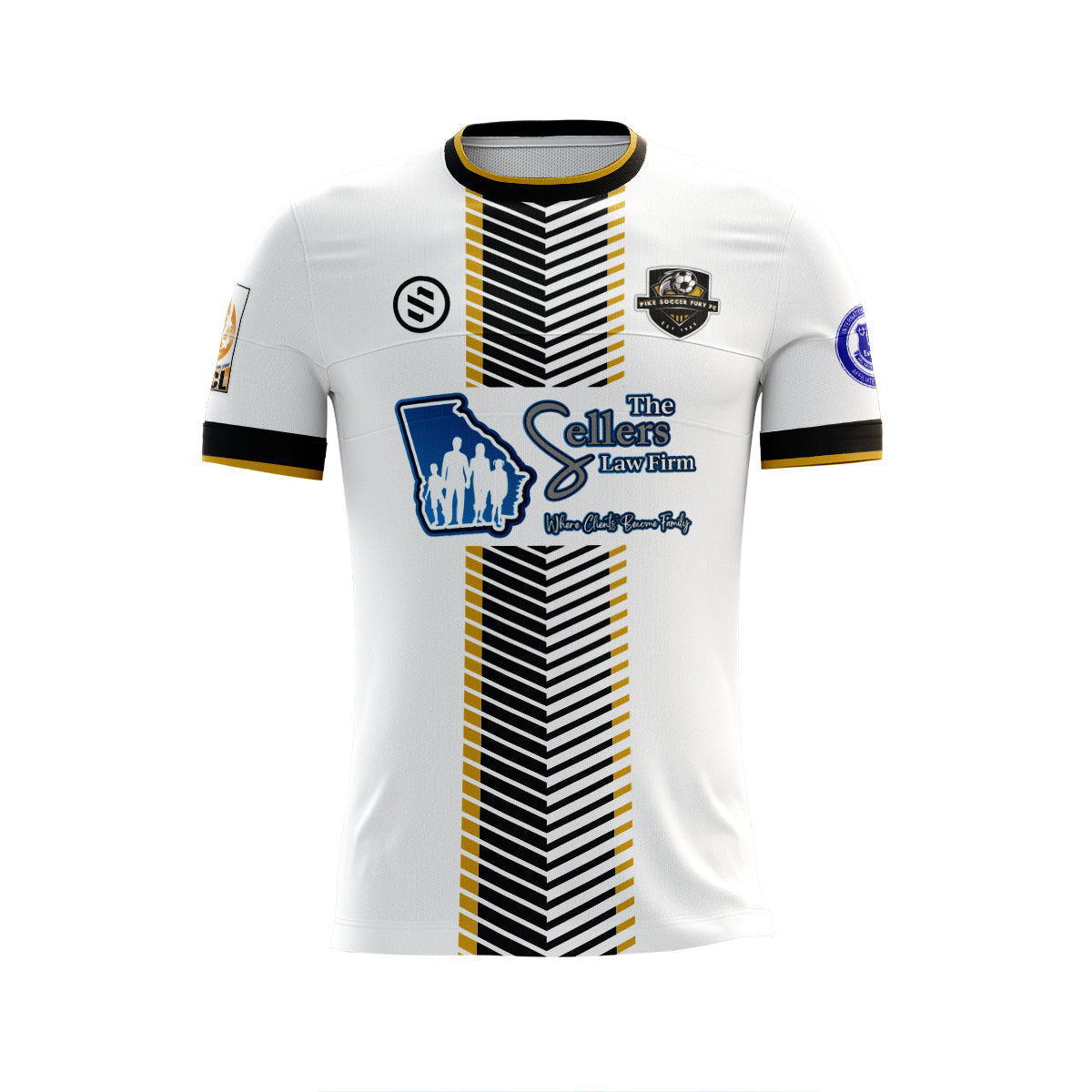 Pike Fury FC - White Game Jersey