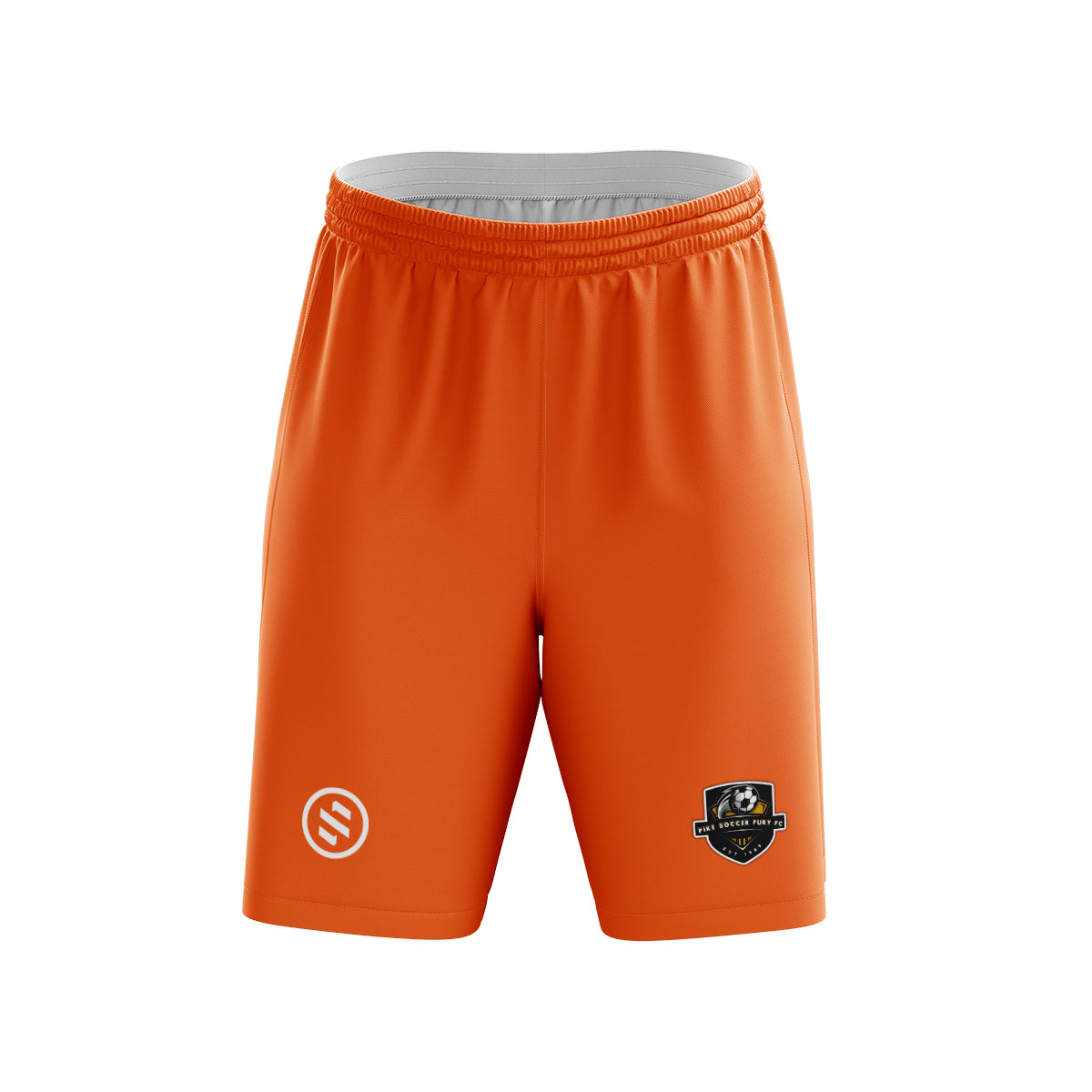Pike Fury FC - Orange Goalkeeper Game Shorts