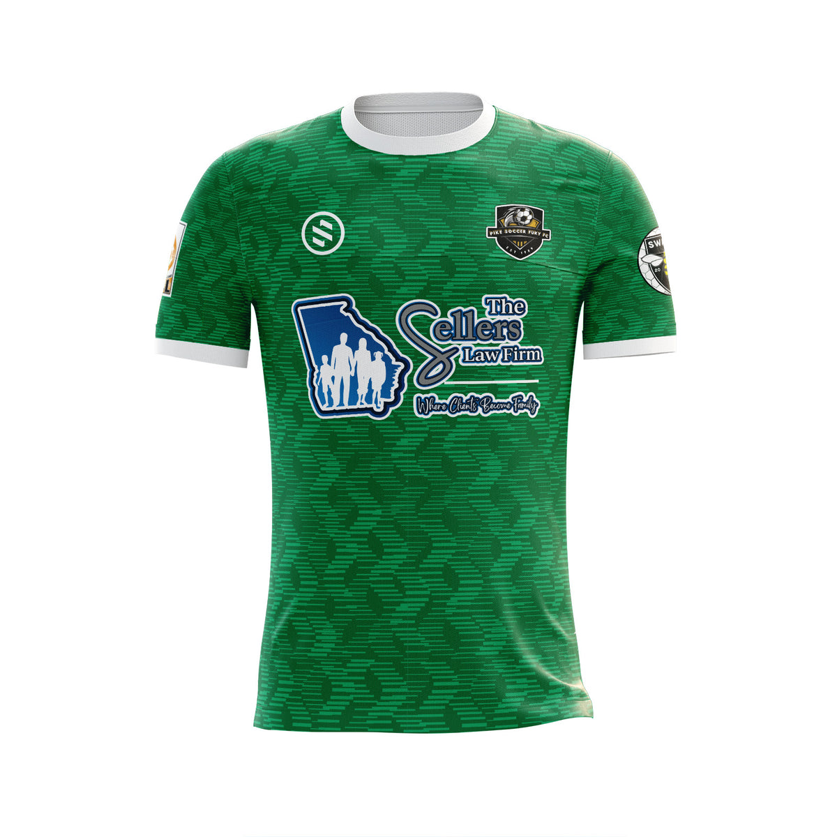 Pike Fury FC - Green Goalkeeper Game Jersey - New sleeve logo