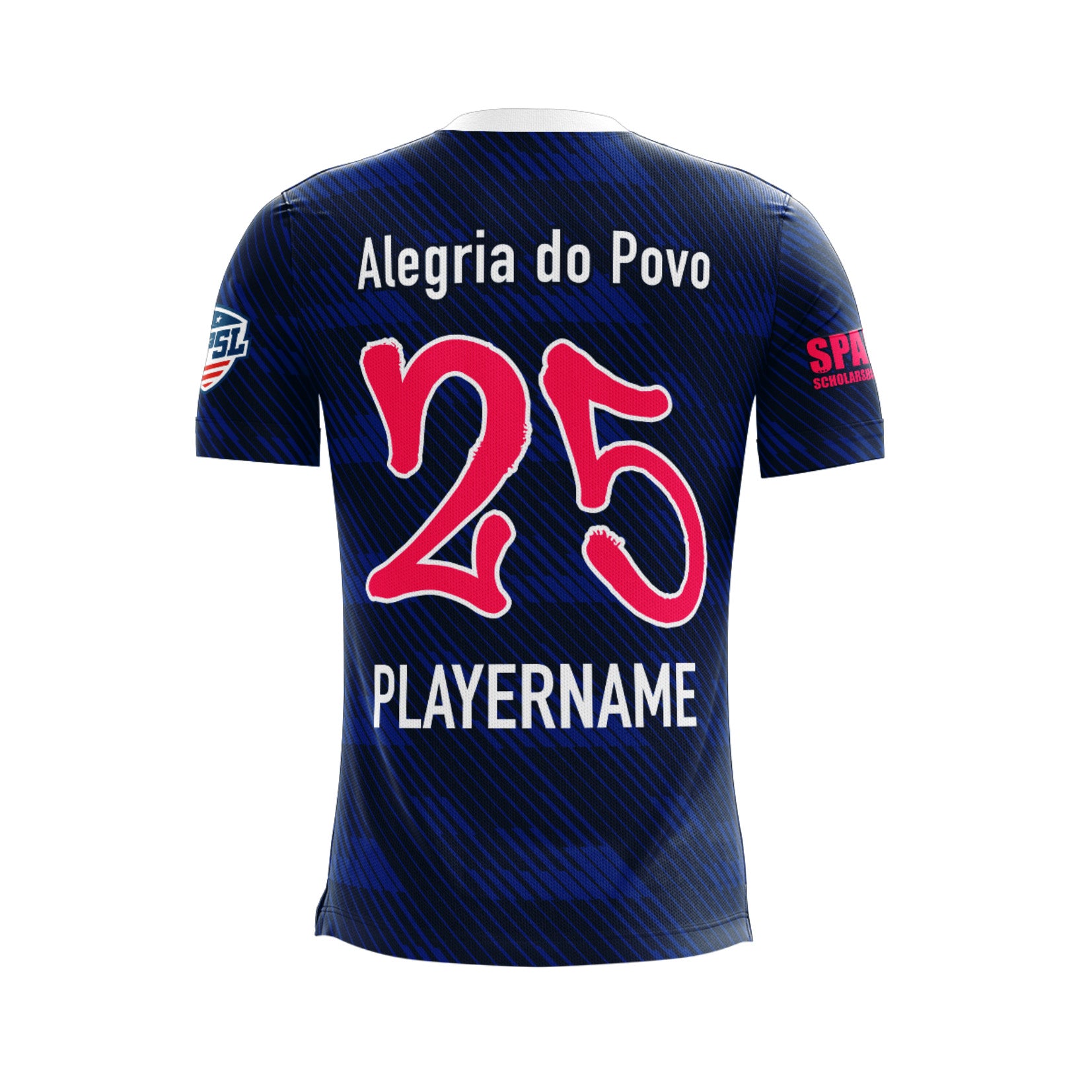 Joy Of The People  - Men Navy Buttonless Game Jersey