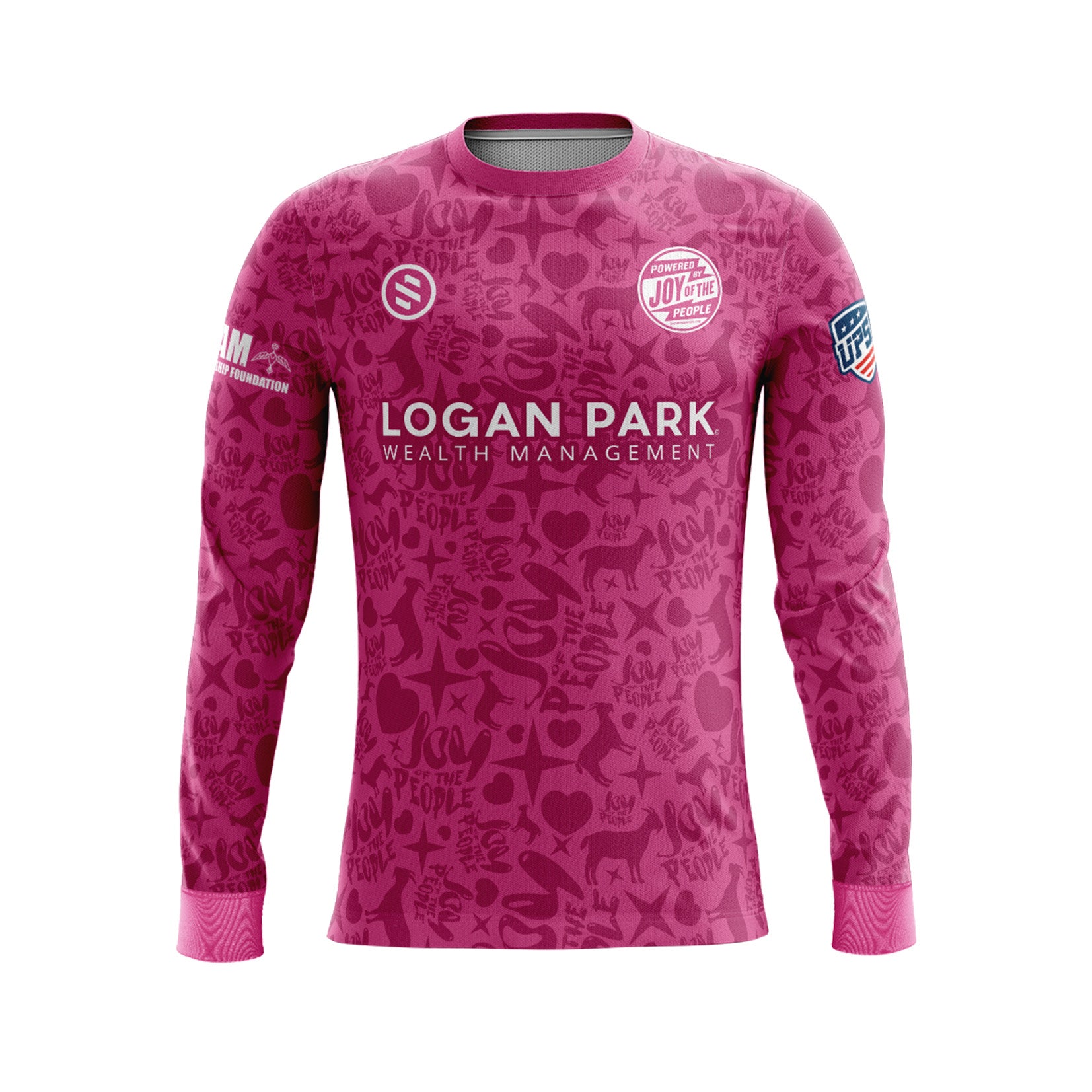 Joy Of The People - Men Pink Goalkeeper Jersey