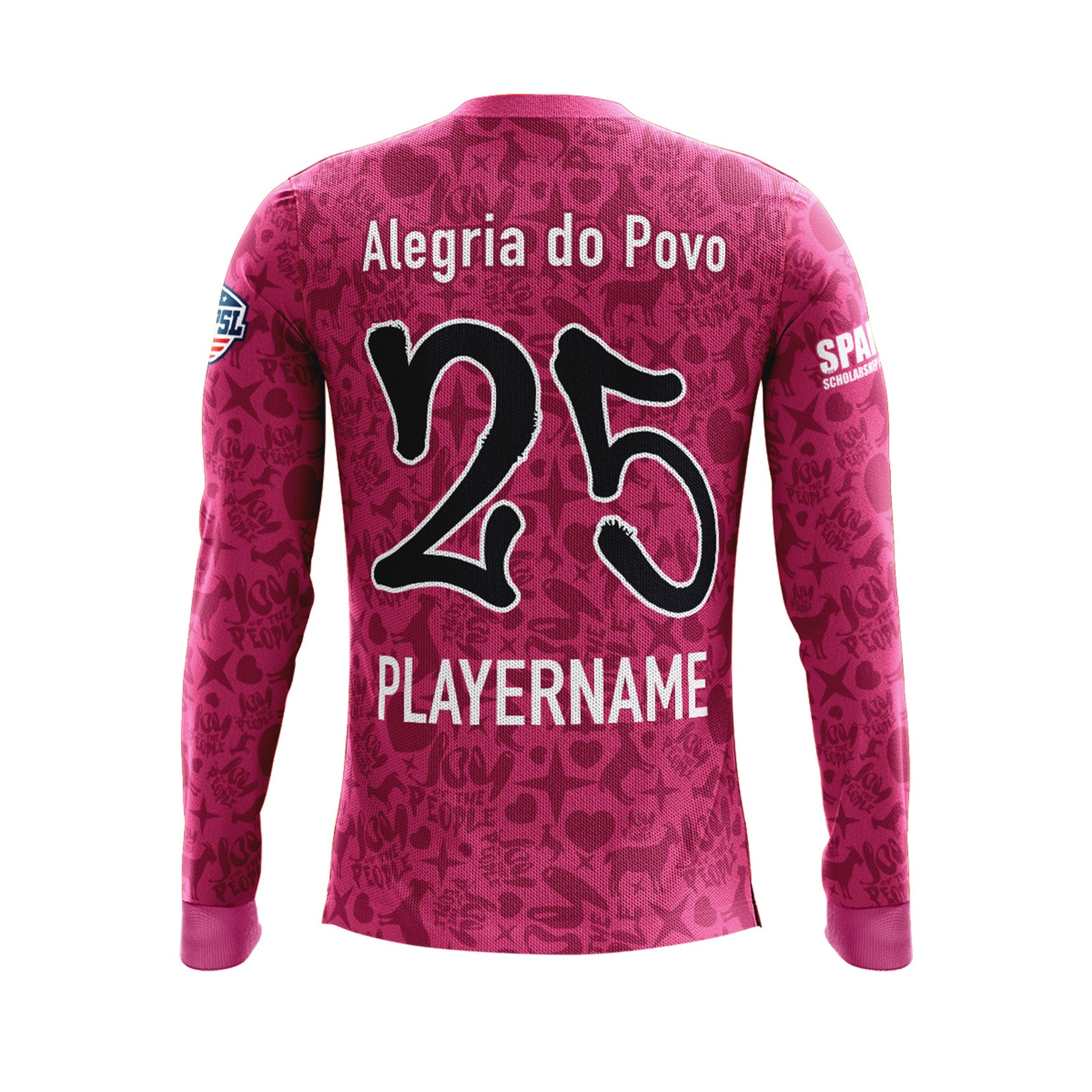 Joy Of The People - Men Pink Goalkeeper Jersey
